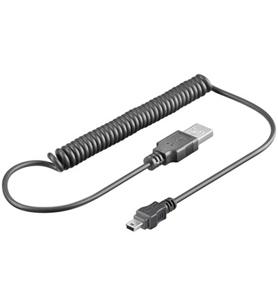 USB Datenkabel spiral f. JVC Everio GC-FM1