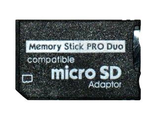 Memory Stick PRO Adapter auf Micro SD Speicherkarte